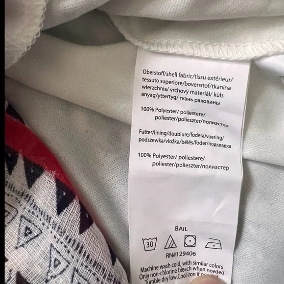 VENUS Side Slit Geometric Maxi Lightweight Skirt Brand New! XS - Picture 5 of 9